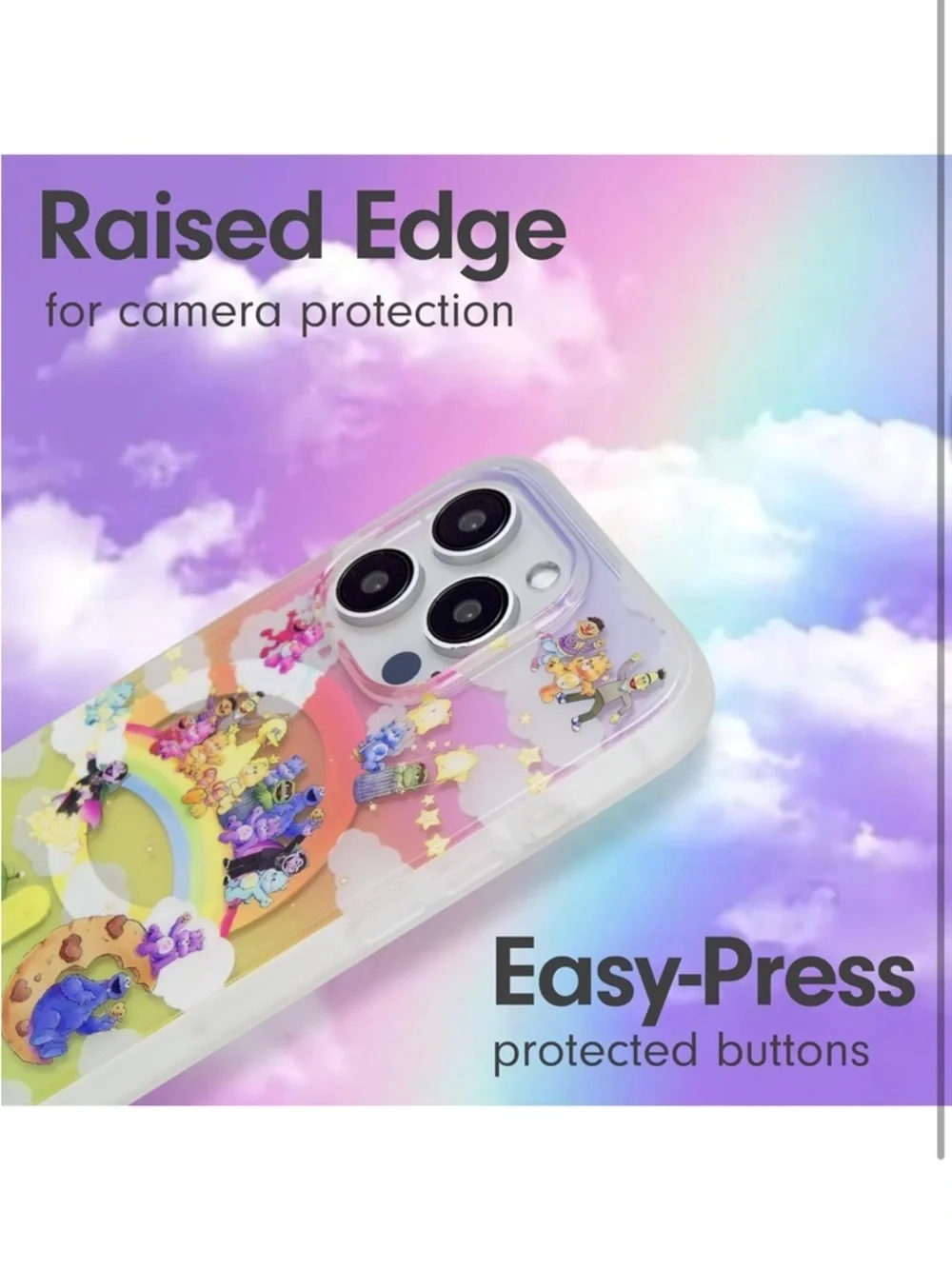 Sonix Protective Cases for iPhone 15 Pro Max Care Bears x Sesame Street 864-lb2